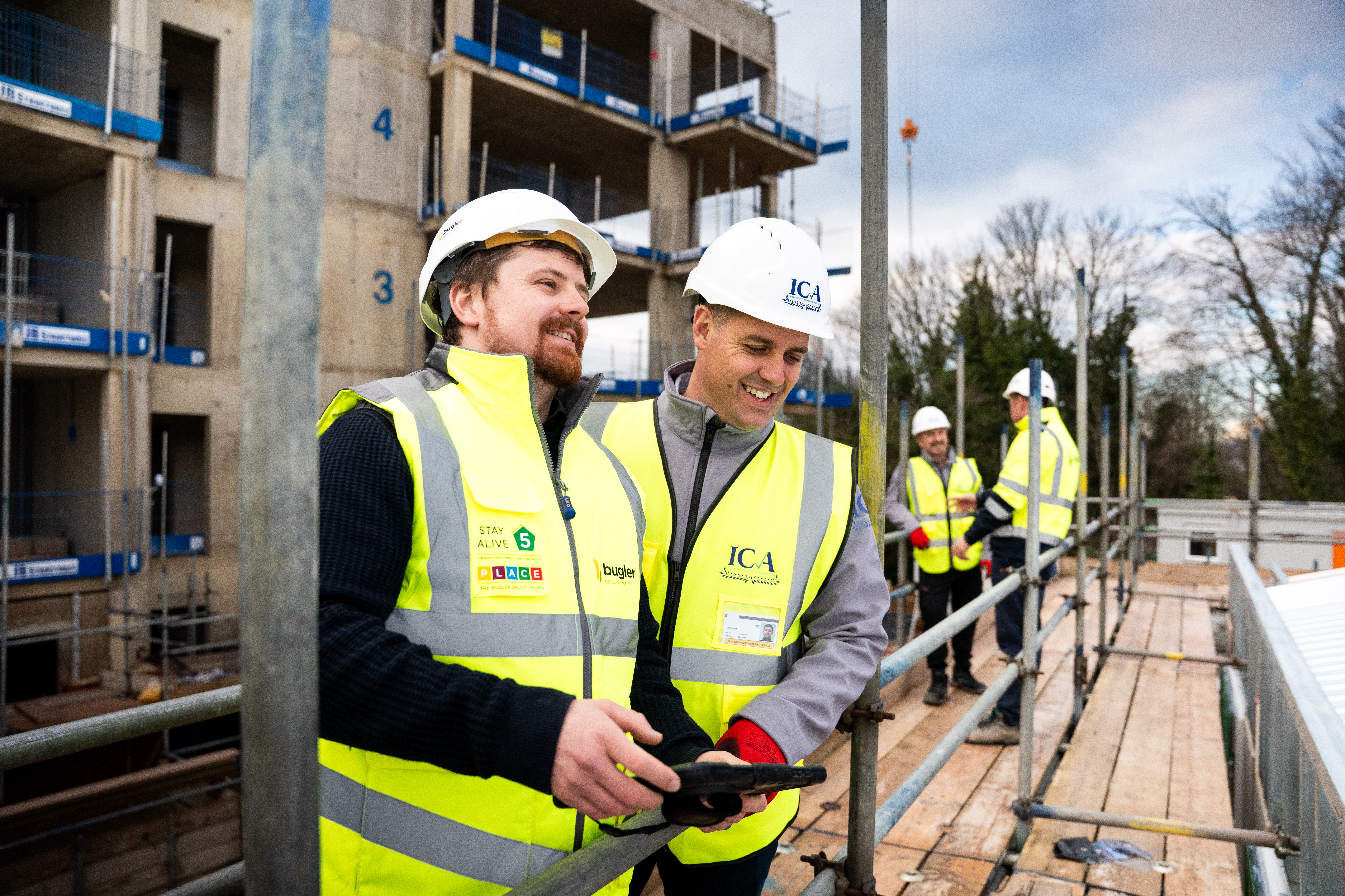 ICA team member on site